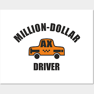 Million-dollar Taxi Driver Posters and Art